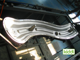 Алюминиевая ротационная форма для пластиковых банановых горок для игрового оборудования